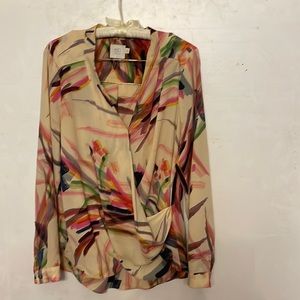 HD in Paris long sleeve blouse size 8